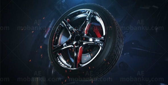 汽车轮胎变换标志AE模板