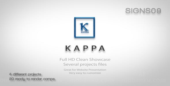 优雅网站页面旋转展示推广AE模板