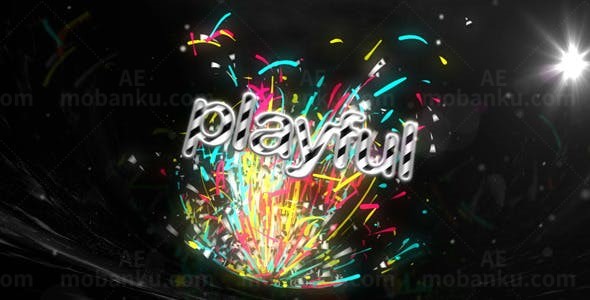 彩色隧道标志AE模板