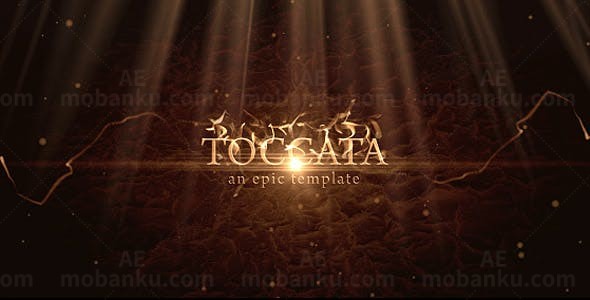 粒子群飞舞光效视频展示AE模板