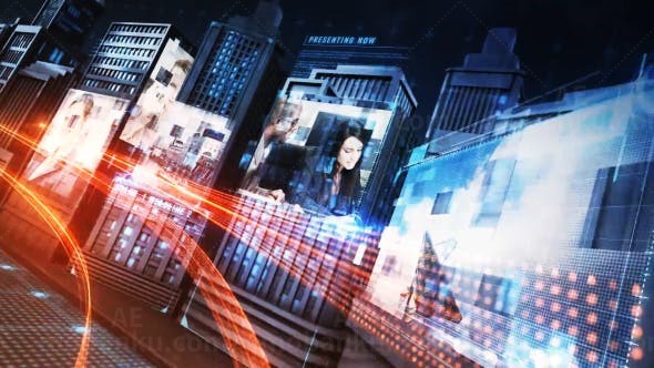 城市新闻电视广播栏目包装AE模板