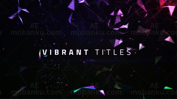 网格标题展示AE模板