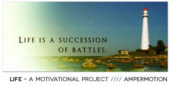 简洁明亮幻灯片展示AE模板