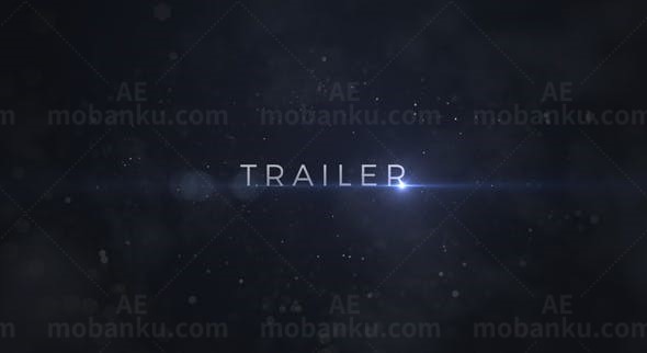 极限运动预告片AE模板