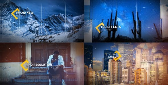 多边形转场平移切换AE模板