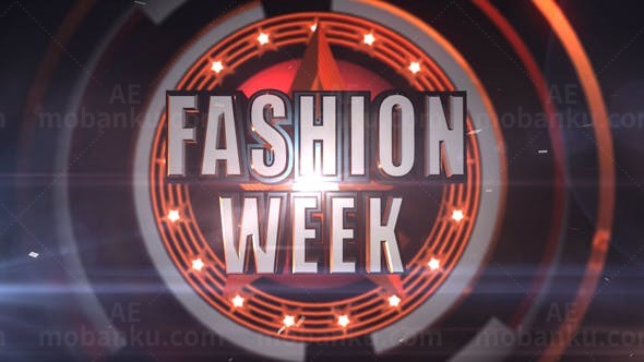 时尚走秀栏目包装AE模板