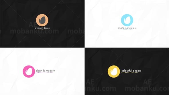 迷你标志动画AE模板