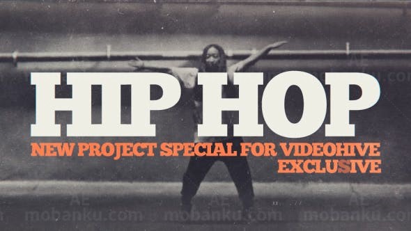 复古运动栏目包装AE模板