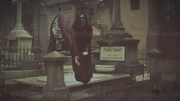 恐怖预告片头AE模板