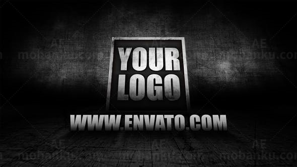 暗黑标志动画AE模板