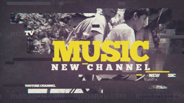 杂渍风格栏目包装片头AE模板