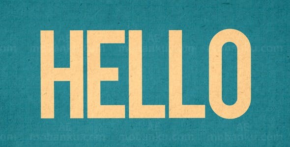 三维字母动态演绎揭示文字大标题AE模板