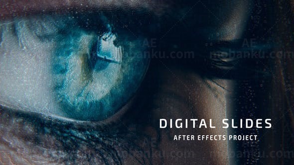 数字科技切换展示AE模板