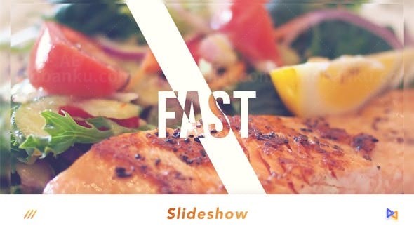 节奏感视频幻灯片AE模板