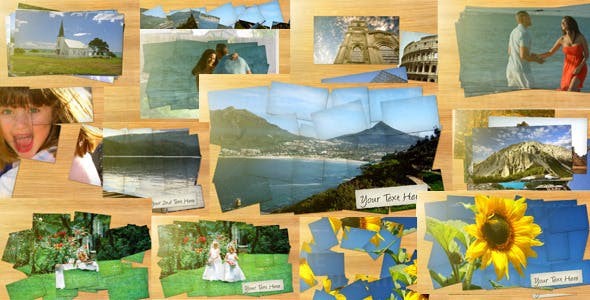 停止动态照片幻灯片效果展示AE模板