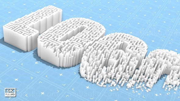 E3D迷宫制作器AE模板