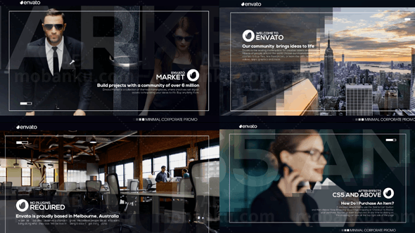 企业视频幻灯片AE模板