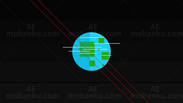 迷你标志动画AE模板