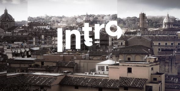 节奏感文字排版片头AE模板