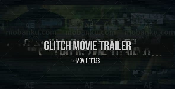 故障效果预告片AE模板