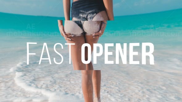 快速切换片头AE模板