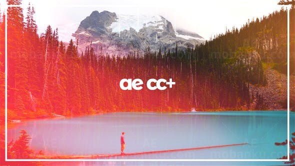 轻快视频幻灯片AE模板