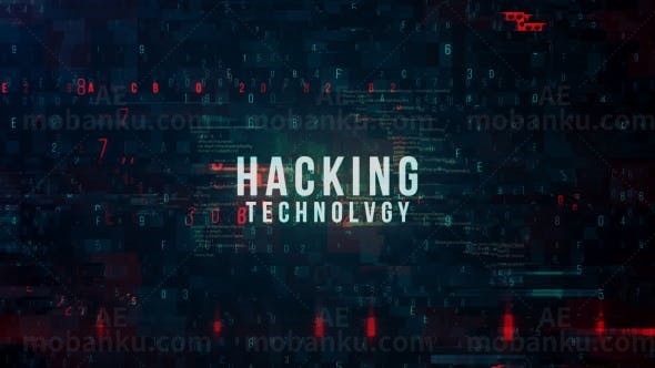 黑科技数字展示AE模板