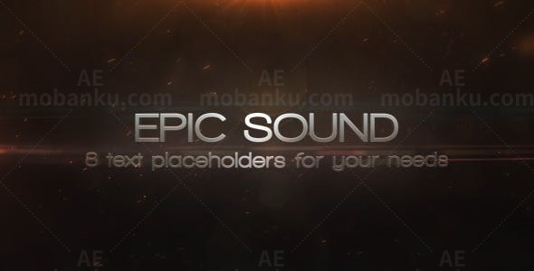 影视动作预告片AE模板