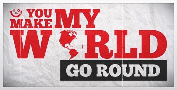 情人节文字主题动作AE模板