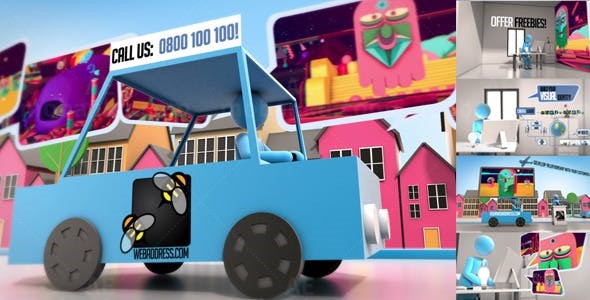 业务增长商务展示AE模板