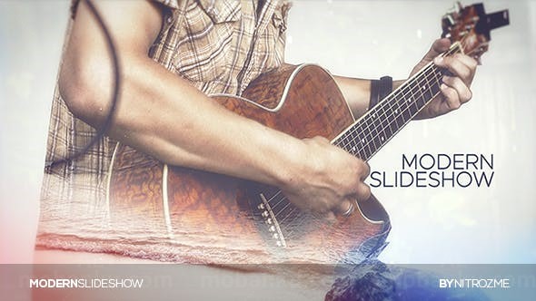 活力视差效果幻灯片AE模板