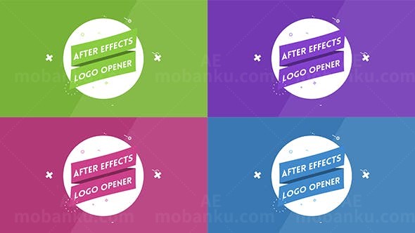 优雅标志展示AE模板