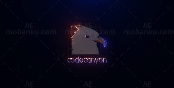 史诗能量标志展示AE模板