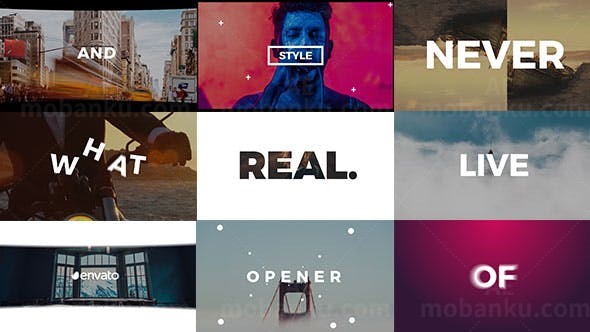 节奏片头AE模板