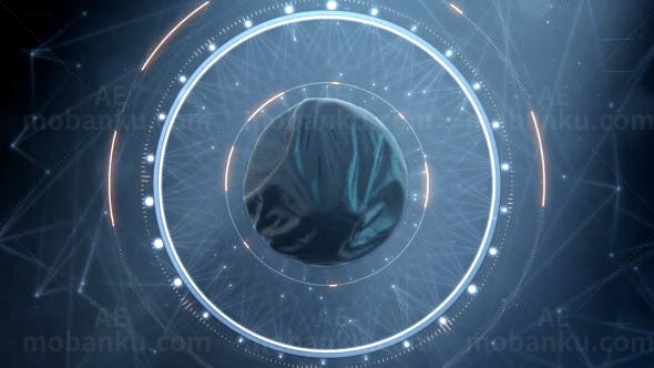 史诗故障效果标志展示AE模板