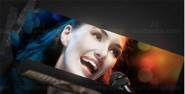 扭转箱效果转场切换幻灯片AE模板