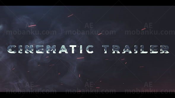 影视预告片标题展示AE模板