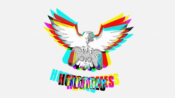 故障效果标志展示AE模板