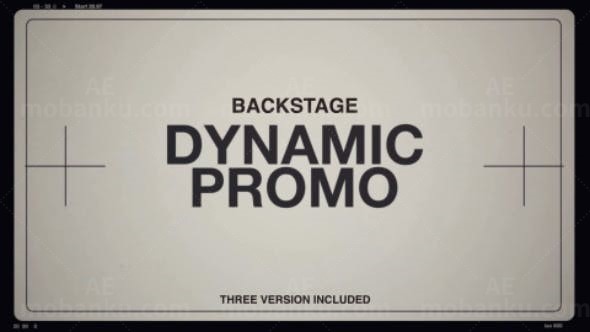 聚焦视频展示AE模板