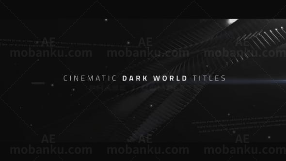 暗黑齿轮标题展示AE模板