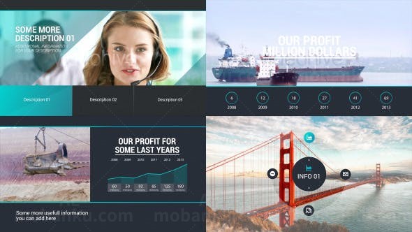 企业视频展示AE模板