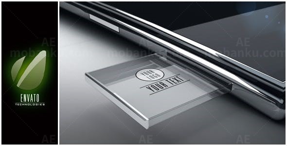 科技全息标志展示AE模板