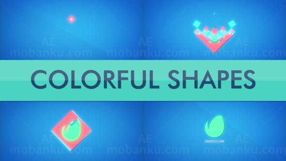 游戏盒子标志展示AE模板