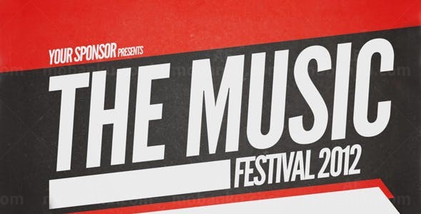 动感节奏版式图文宣传AE模板