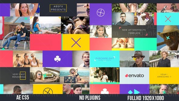 动感媒体片头AE模板