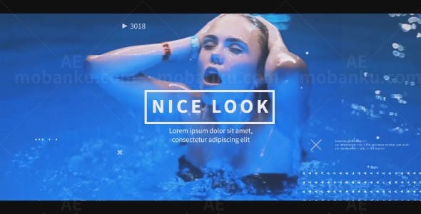 现代风格动感片头AE模板