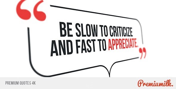 引号文字标题AE模板