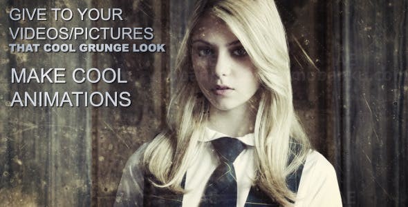 杂渍风格片头AE模板