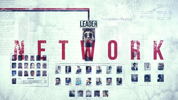 杂渍报刊风格片头AE模板