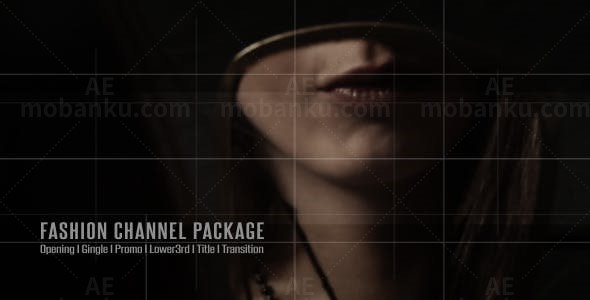 时尚广播包AE模板